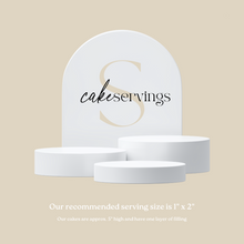 Load image into Gallery viewer, LUXE Pearl HEART Vintage Cakes (white on white)