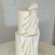 Load image into Gallery viewer, 2-Tier DRAPED IN LOVE (40-60 pax)