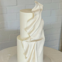 Load image into Gallery viewer, 2-Tier DRAPED IN LOVE (40-60 pax)