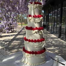 Load image into Gallery viewer, Luxe Pearl Tower Cake