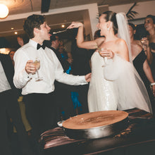 Load image into Gallery viewer, Large tiramisu wedding cake centrepiece by Spodeli Newcastle