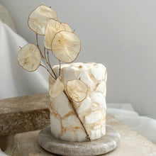 Load image into Gallery viewer, Spello Mini Cake from Spodeli Mini Series with organic stone-inspired texture on marble base