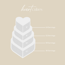 Load image into Gallery viewer, LUXE Pearl HEART Vintage Cakes
