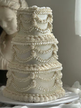 Load image into Gallery viewer, 3 Tier Vintage HEART Cake 6&quot; | 8&quot; | 10&quot;
