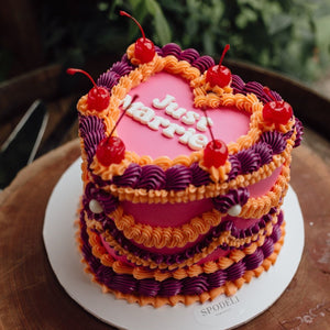 Vintage HEART Cakes