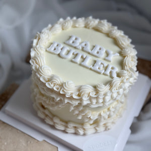 Mini Round Gender Reveal Cake