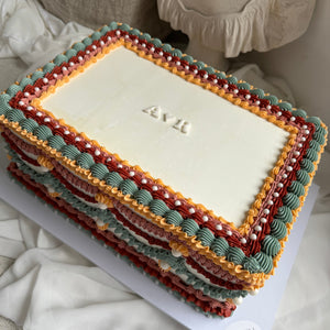 Elevated Sheet Cake 9”x13” (28-108 pax)