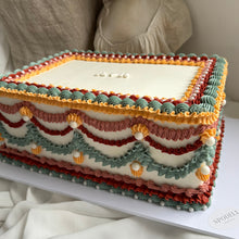 Load image into Gallery viewer, Elevated Sheet Cake 9”x13” (28-108 pax)
