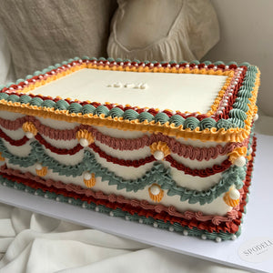 Elevated Sheet Cake 9”x13” (28-108 pax)