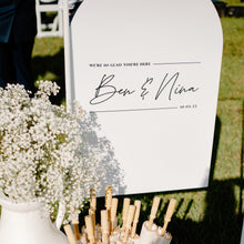 Load image into Gallery viewer, Custom Fabric Welcome Signage
