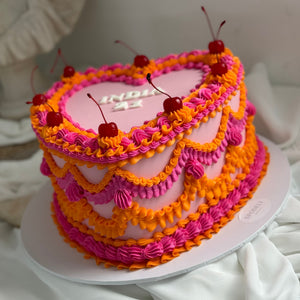 Vintage HEART Cakes