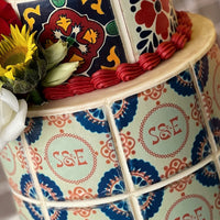 Mexican Talavera Tile Cake⎟Personalized Tile Art