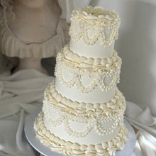 Load image into Gallery viewer, 3-Tier VINTAGE ROUND CAKES (56-230 pax)
