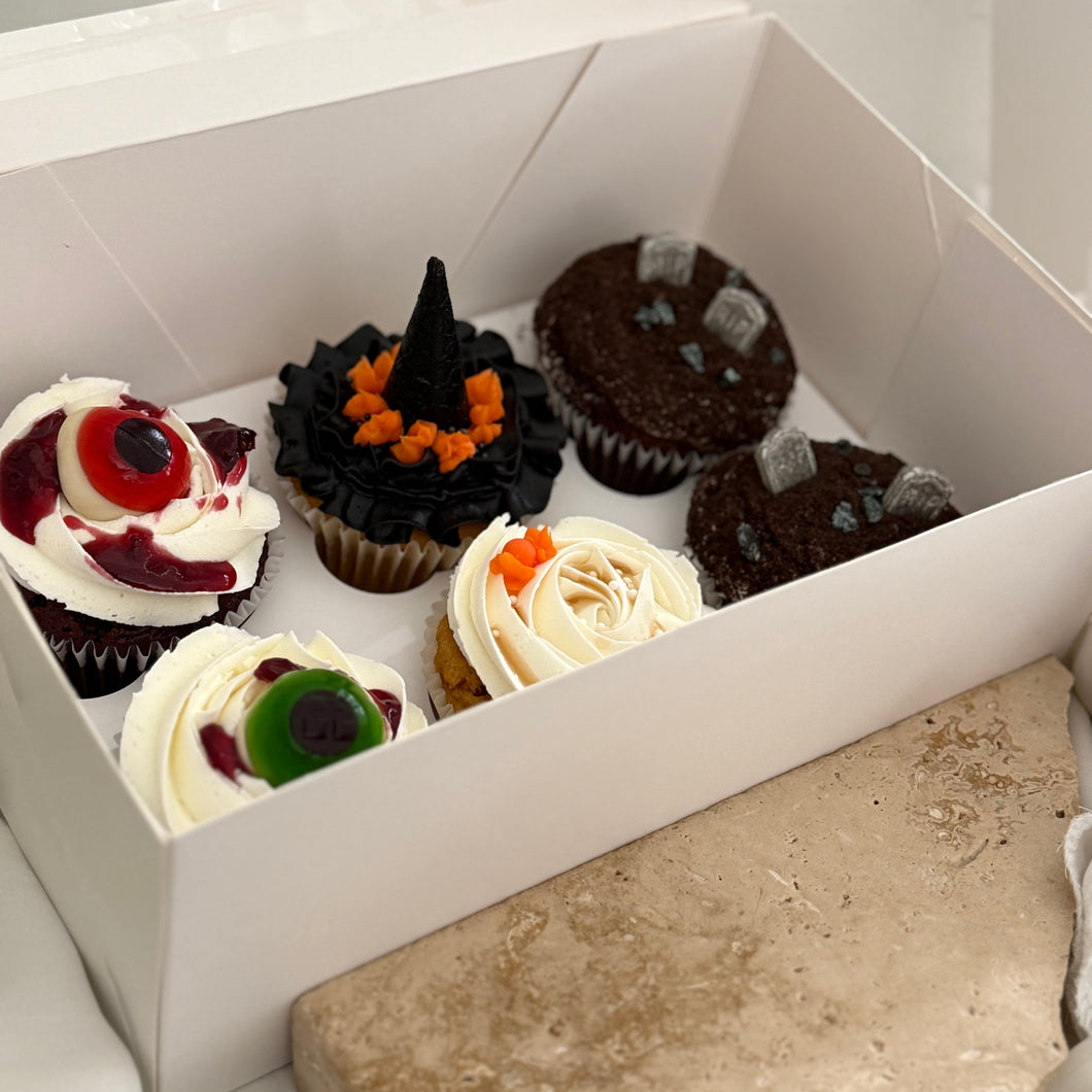 6 x Halloween Cupcakes ASSORTED