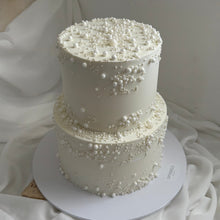 Load image into Gallery viewer, 2T Pearl Cake 5&quot; 7&quot; (40 pax) or 6&quot; 8&quot; (60 pax)
