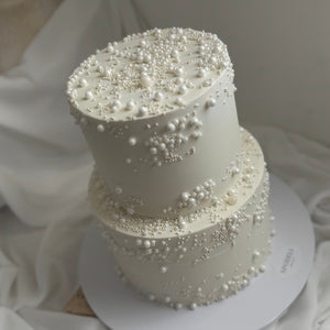 2T Pearl Cake 5" 7" (40 pax) or 6" 8" (60 pax)