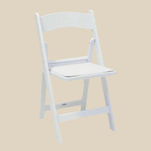 Load image into Gallery viewer, Americana White Folding Chair HIRE (max 40)
