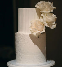 Load image into Gallery viewer, 2 Tier Stucco &amp; Flutes Cake 6&quot; | 8&quot;
