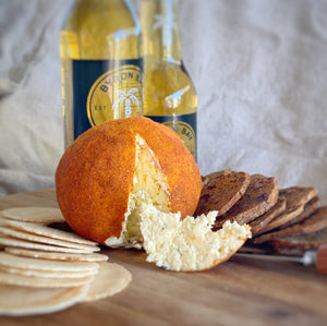 Four Cheese Ball & Crackers